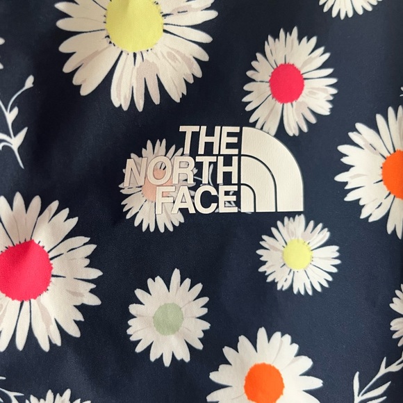 The North Face Girls' Waterproof Hooded Rain Jacket, Blue/Flowers, Large (14/16) - Picture 5 of 12